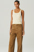 CALCA JEANS BAGGY MARROM